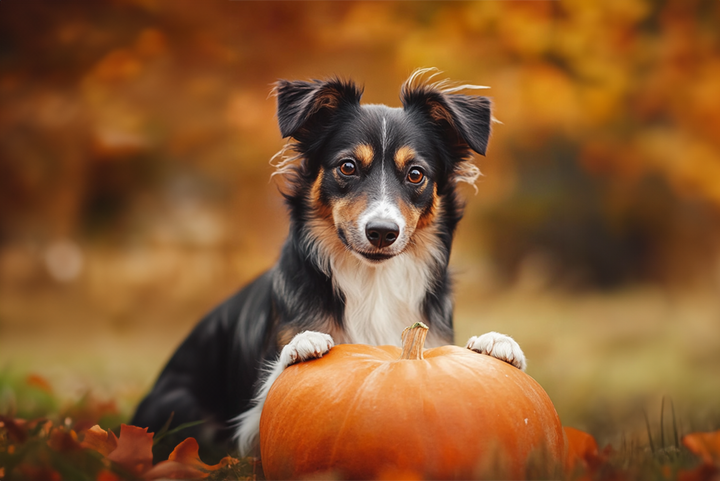 Halloween with a dog