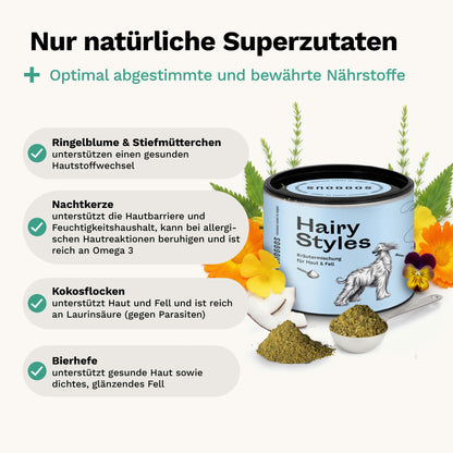 Kräutermischung für Haut und Fell