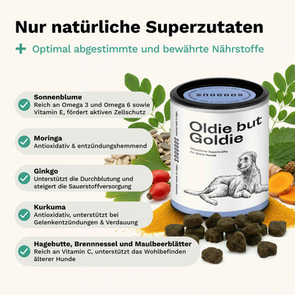Snacks für ältere Hunde
